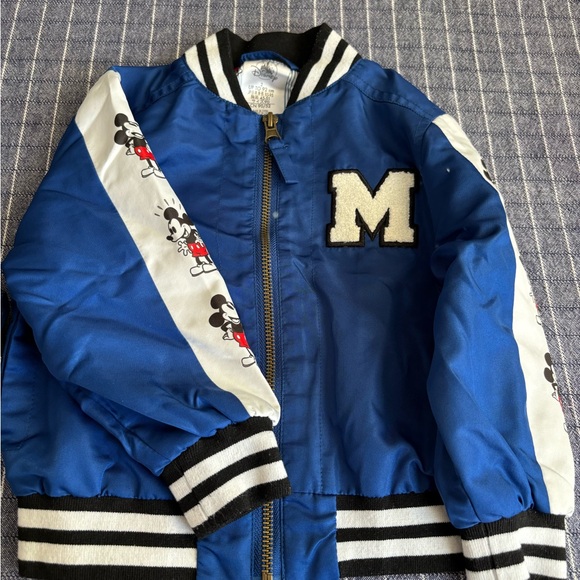 Disney Other - Official Disney Blue Mickey Mouse Puffer Jacket